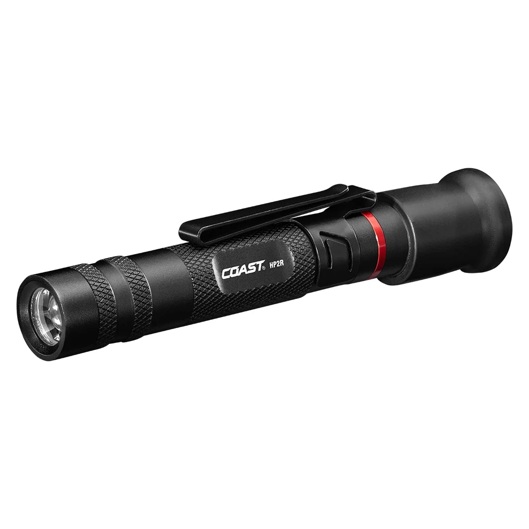 Tarkastuslamppu Coast HP2R Ladattava Zoomilla 280 Lumenia
