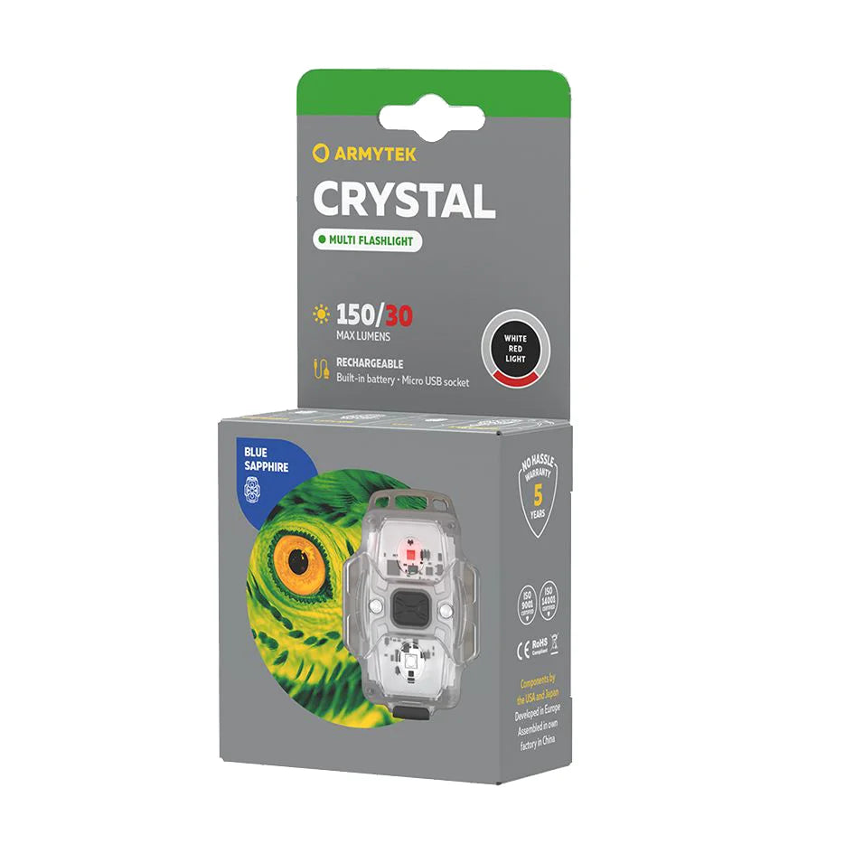 Monitoimilamppu Armytek Crystal Sininen 5 in 1 Valkoinen & Punainen 150 lm