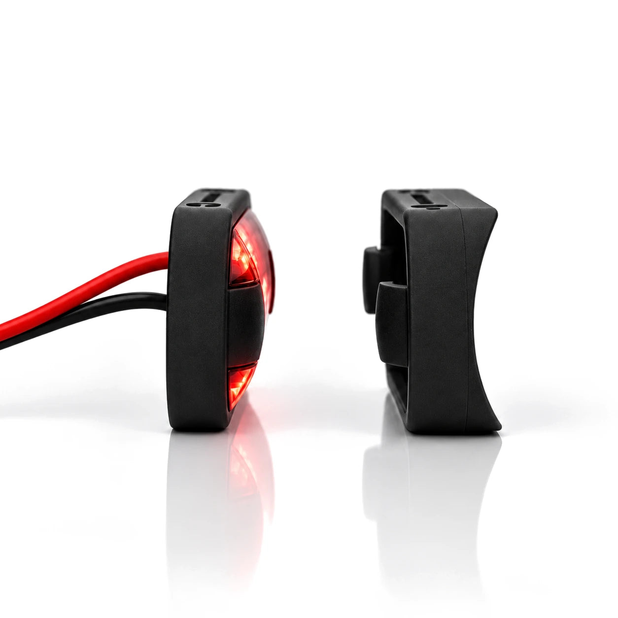 Monsterlux Horus Slim LED-äärivalo, punainen