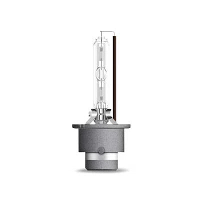 Osram Xenarc Original D2S -polttimo edestä kuvattuna ilman tuotepakkausta valkoista taustaa vasten.