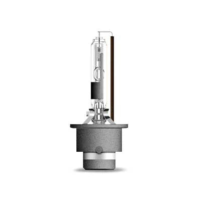 Osram Xenarc Original D2R -polttimo edestä kuvattuna ilman tuotepakkausta valkoista taustaa vasten.