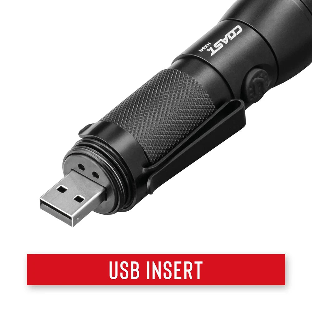Taskulamppu Coast HX5R Ladattava 800 Lumenia
