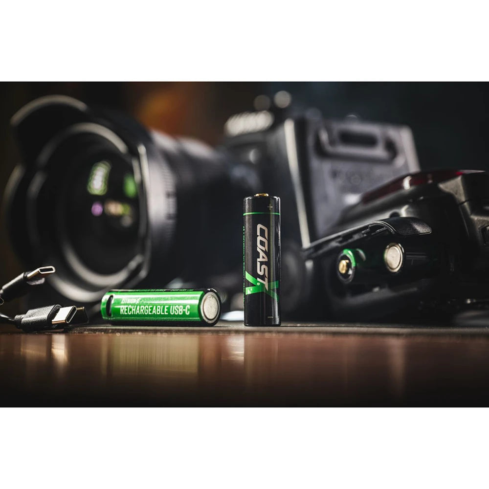Ladattava Paristo Coast AA USB-C 1,5V (4 kpl)