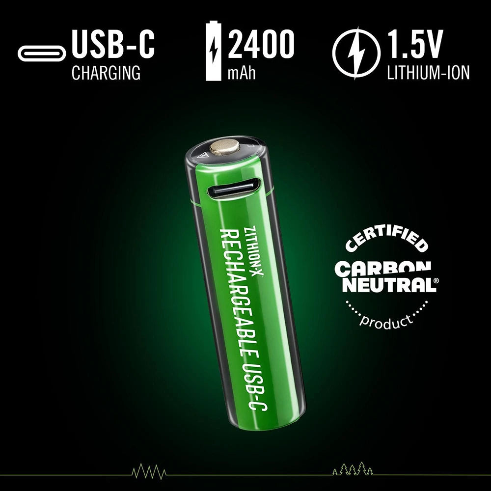 Ladattava Paristo Coast AA USB-C 1,5V (4 kpl)
