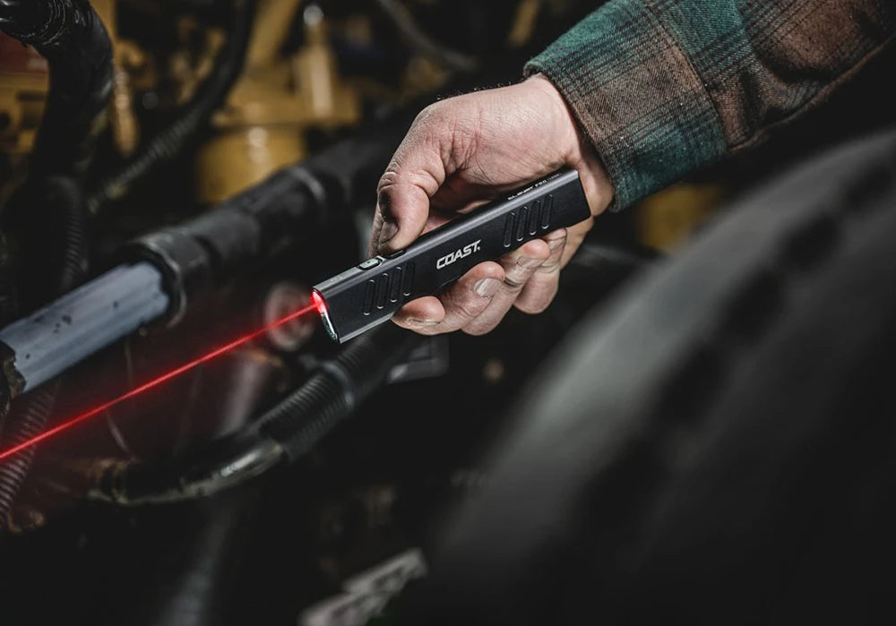 Taskulamppu Coast Slayer Laser Ladattava 1000 Lumenia