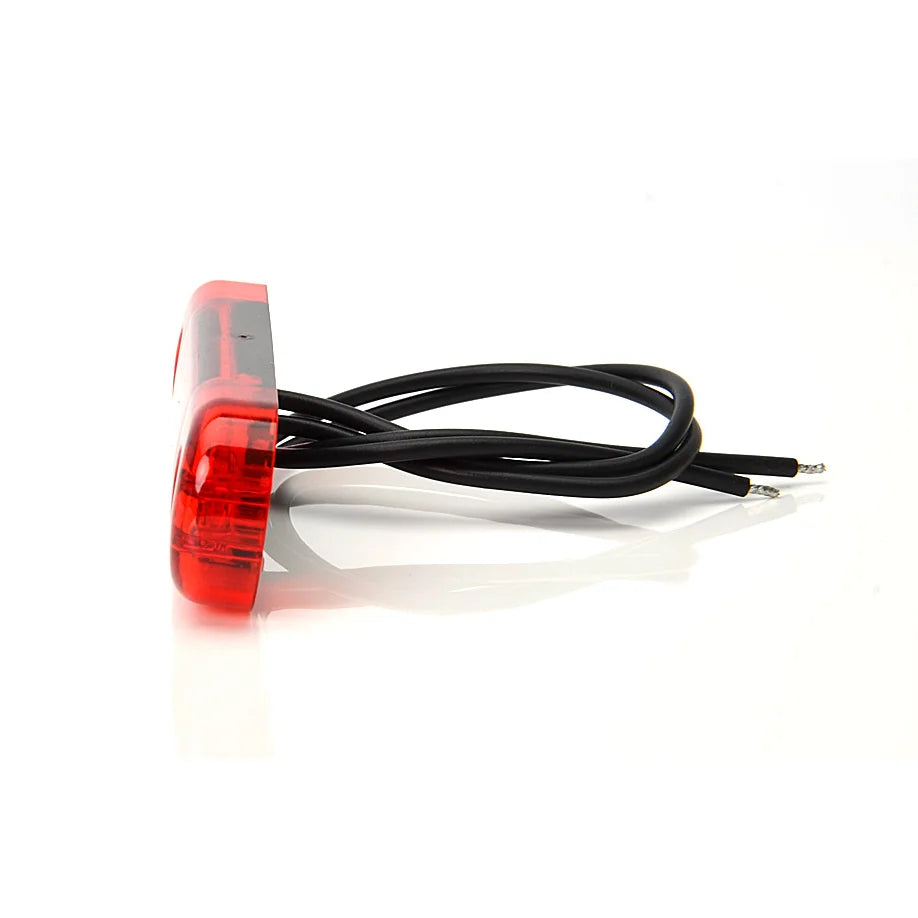 WAS 708 Slim LED Äärivalo - Punainen 12-24V