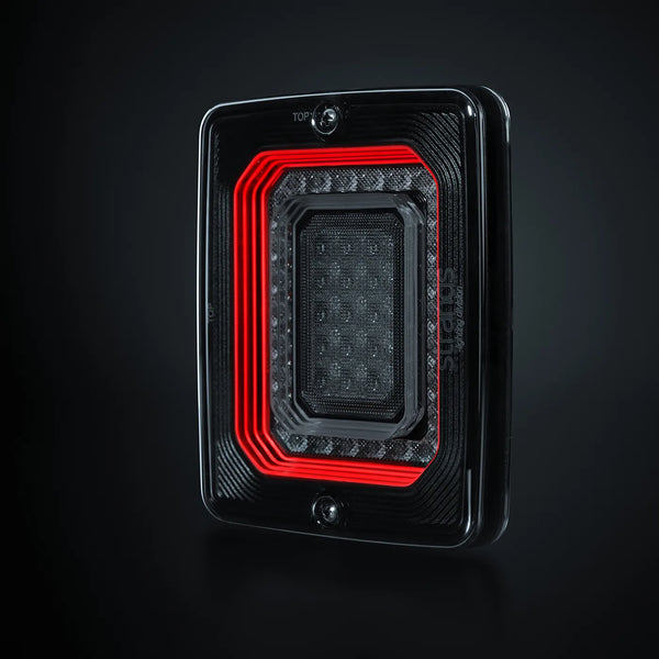 For9T Illusion LED Takavalo, parkki/jarru – 2-toiminen LED-takavalo