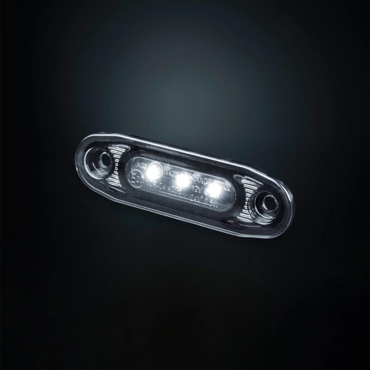 Strands Dark Knight Ultra Slim (valkoinen) – valkoinen etuäärivalo
