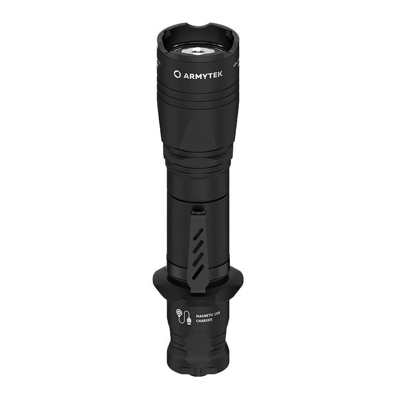 Taskulamppu Armytek Dobermann Pro Magnet USB Kylmä Sävy 1500 lm