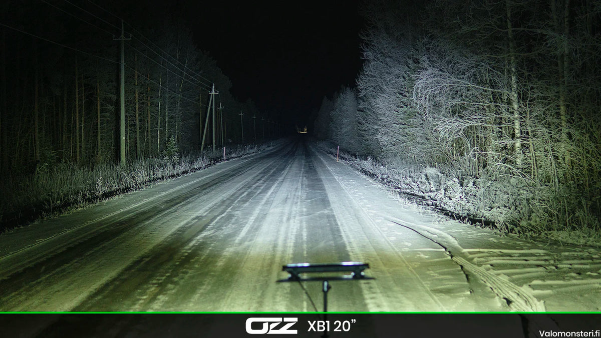 OZZ XB1 20" LED-lisävalopaneeli 533mm musta
