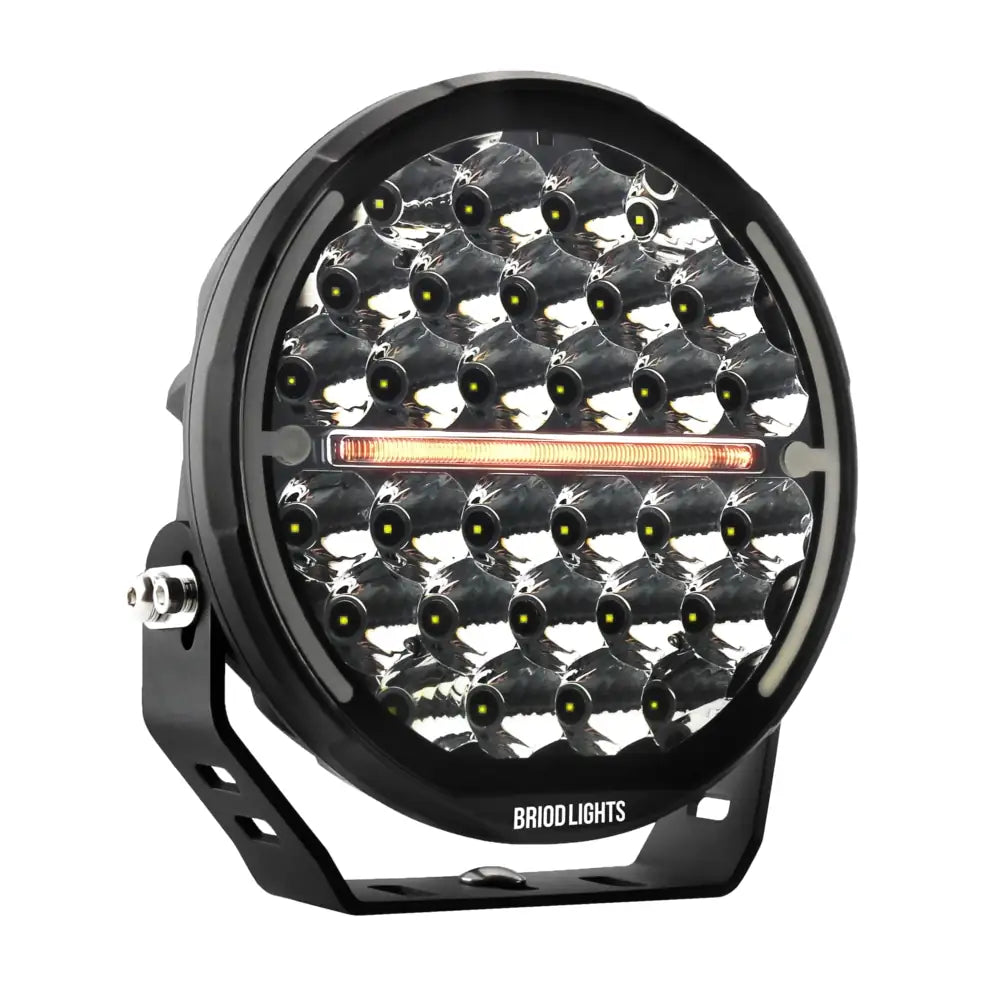 Briodlights Ice X 9" lisävalo, musta